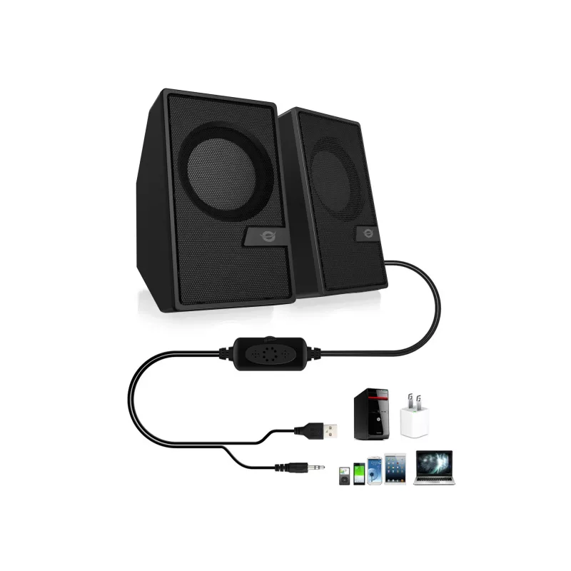Altifalantes para computador Conceptronic BJORN 2.0 canais com Bluetooth, 6 W