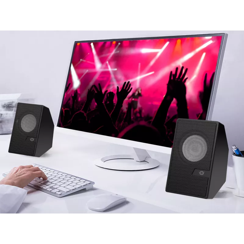 Altifalantes para computador Conceptronic BJORN 2.0 canais com Bluetooth, 6 W