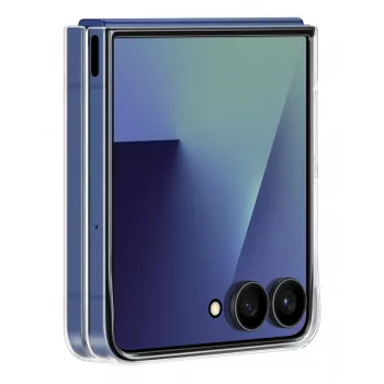 Capa transparente Samsung para Galaxy Z Flip7, capa, Samsung, Galaxy Z Flip7, 17,5 cm (6,9 polegadas), transparente