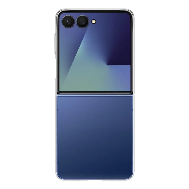 Capa transparente Samsung para Galaxy Z Flip7, capa, Samsung, Galaxy Z Flip7, 17,5 cm (6,9 polegadas), transparente