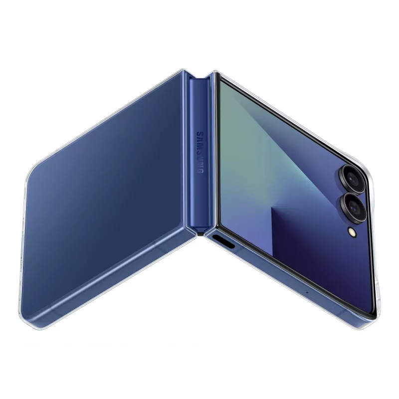 Capa transparente Samsung para Galaxy Z Flip7, capa, Samsung, Galaxy Z Flip7, 17,5 cm (6,9 polegadas), transparente