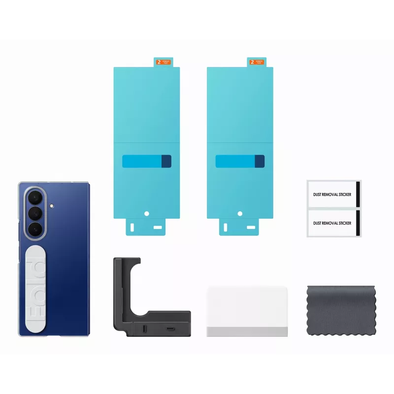 Capa protetora transparente com grip para Samsung Galaxy Fold7 da Samsung, transparente