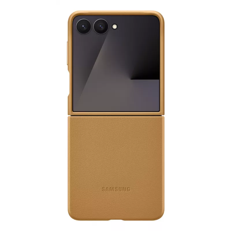 Capa de proteção Flip-Cover Samsung Flip7 Kindsuit EF-VF766PAEGWW para Galaxy Z Flip7 – Camel