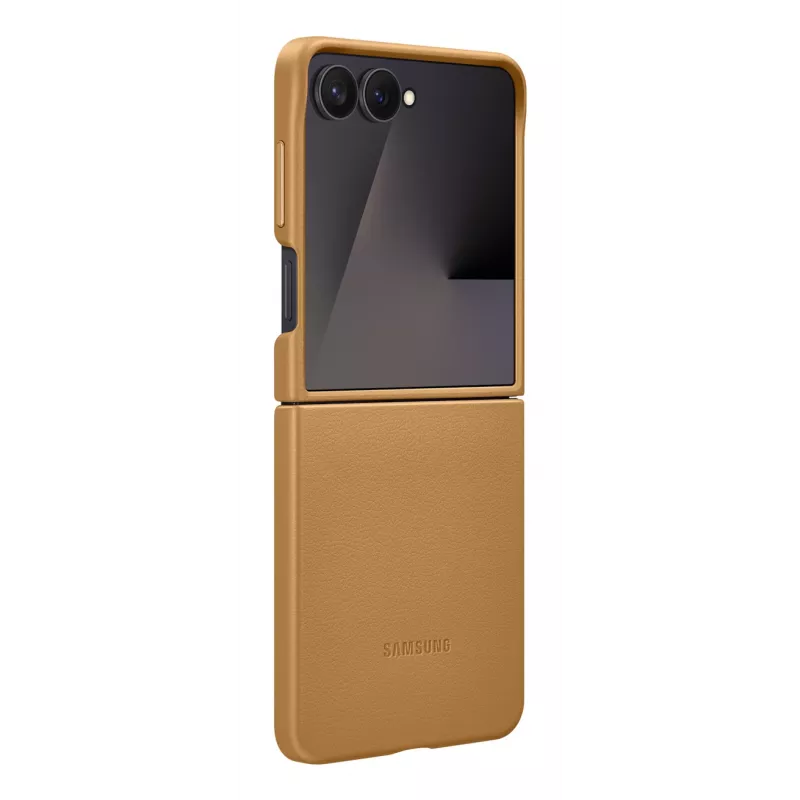 Capa de proteção Flip-Cover Samsung Flip7 Kindsuit EF-VF766PAEGWW para Galaxy Z Flip7 – Camel