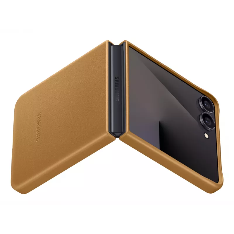 Capa de proteção Flip-Cover Samsung Flip7 Kindsuit EF-VF766PAEGWW para Galaxy Z Flip7 – Camel