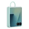 Capa com anel Samsung (silicone) para Galaxy Z Flip7, capa, Samsung, Galaxy Z Flip7, 17,5 cm (6,9 polegadas), cor menta