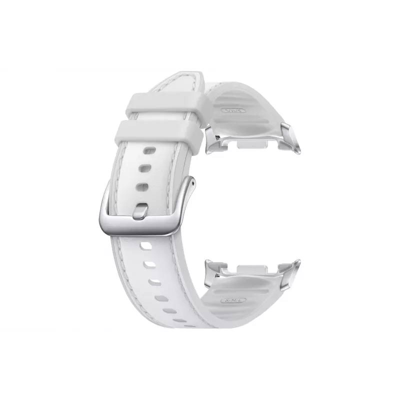 Bracelete híbrida para Samsung Galaxy Watch8 S/M/L branco ET-SLL50LWEGEU