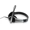 Conceptronic Allround Headset Estéreo, Com fios, 20 - 22000 Hz, Escritório/Call center, 111 g, Headset, Preto, Prateado