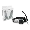 Conceptronic Allround Headset Estéreo, Com fios, 20 - 22000 Hz, Escritório/Call center, 111 g, Headset, Preto, Prateado