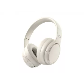 Conceptronic PARRIS03C Headset Estéreo Bluetooth, Com fios e sem fios, Música, 20 - 20000 Hz, 198,5 g, Headset, Creme