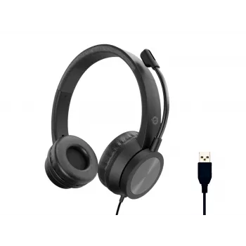 Conceptronic POLONA05B Headset Estéreo USB com microfone com cancelamento de ruído