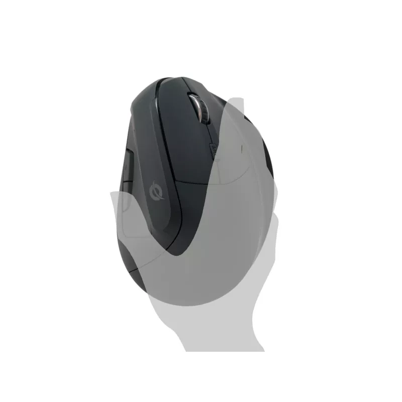 Conceptronic LORCAN ERGO Rato Bluetooth Ergonómico de 6 botões, Para destros, Design vertical, Ótico, Bluetooth, 1600 DPI, Preto