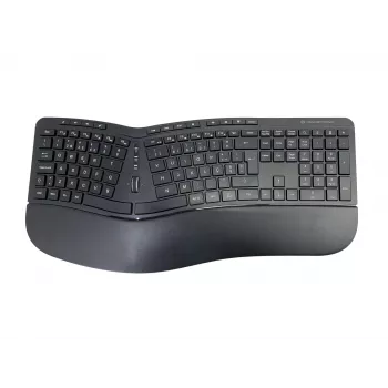 Conceptronic ORAZIO ERGO Conjunto de teclado e rato ergonómico sem fios, layout português