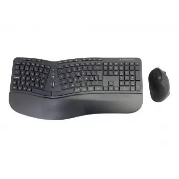Conceptronic ORAZIO ERGO Conjunto de teclado e rato ergonómico sem fios, layout espanhol