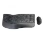 Conceptronic ORAZIO ERGO Conjunto de teclado e rato ergonómico sem fios, layout espanhol