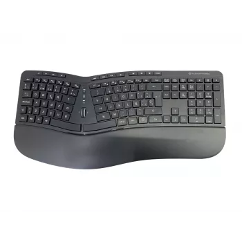 Conceptronic ORAZIO ERGO Conjunto de teclado e rato ergonómico sem fios, layout espanhol