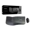 Conceptronic ORAZIO ERGO Conjunto de teclado e rato ergonómico sem fios, layout espanhol