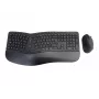 Conceptronic ORAZIO ERGO Conjunto de teclado e rato ergonómico sem fios, layout italiano