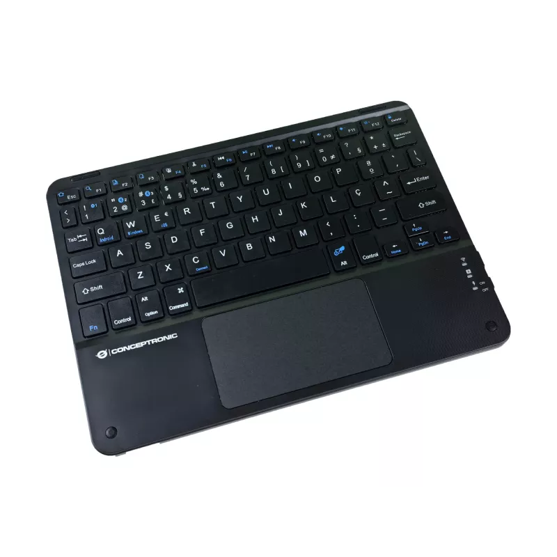 Conceptronic TOBIN01BPT Teclado Bluetooth com touchpad de 10 polegadas, QWERTY Português