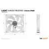 Ventoinha para caixa de computador be quiet Light Wings 140 mm PWM Reverse White 14 cm 1 unid.