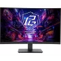 Monitor Gaming ASROCK - Pg27qrt1b - 27 polegadas - 2560 X 1440 Qhd - Curvo 180hz - Preto