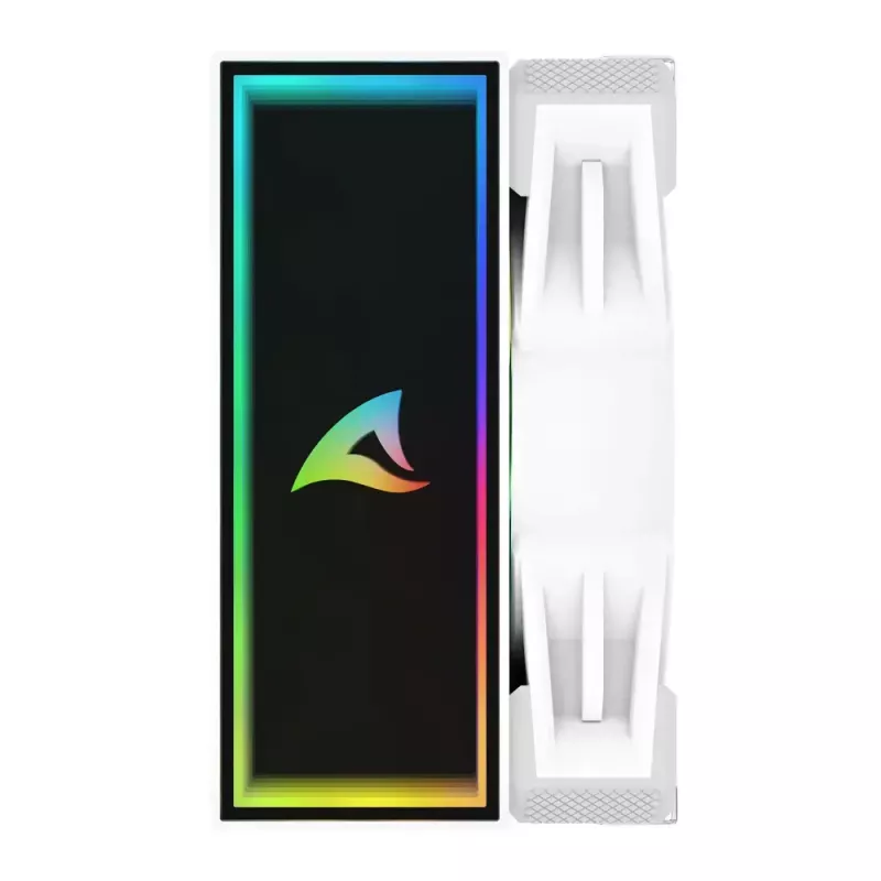 Dissipador de ar Sharkoon A40 RGB 12 cm Branco 500-1800 U/min 121,55 m³/h