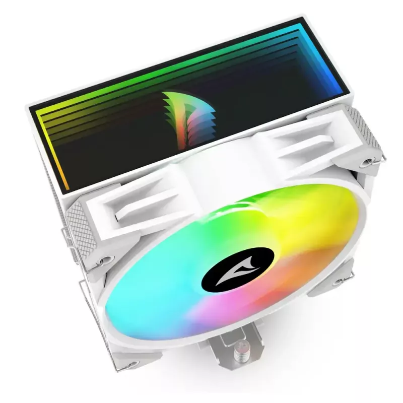 Dissipador de ar Sharkoon A40 RGB 12 cm Branco 500-1800 U/min 121,55 m³/h