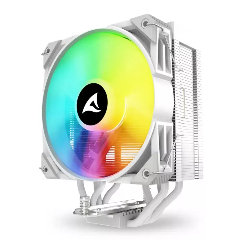 Dissipador de ar Sharkoon A40 RGB 12 cm Branco 500-1800 U/min 121,55 m³/h