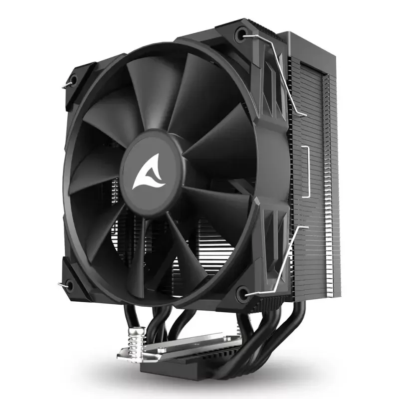 Sharkoon A50 cooler a ar, 12 cm, preto, 500–1800 RPM, 121,55 m³/h