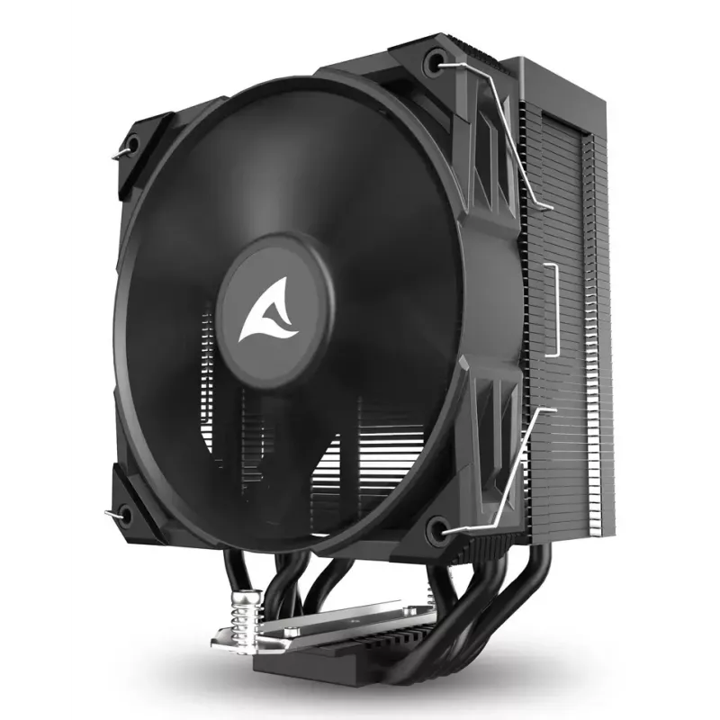 Sharkoon A50 cooler a ar, 12 cm, preto, 500–1800 RPM, 121,55 m³/h