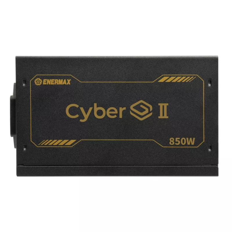 Enermax CyberG II ERV850G-AHG-NAC fonte de alimentação para PC, 850 W, 80 Plus Gold, não modular, ATX, conector GPU de alta potência de 12 pinos, preto