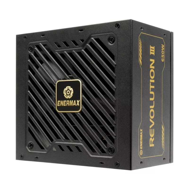 Fonte de alimentação ENERMAX ERV650G-AHG-MAC 650 W 20+4-Pin ATX totalmente modular 80 PLUS Gold preto