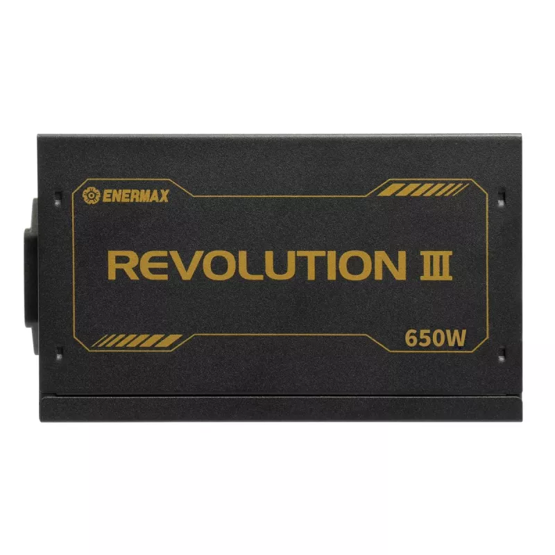 Fonte de alimentação ENERMAX ERV650G-AHG-MAC 650 W 20+4-Pin ATX totalmente modular 80 PLUS Gold preto