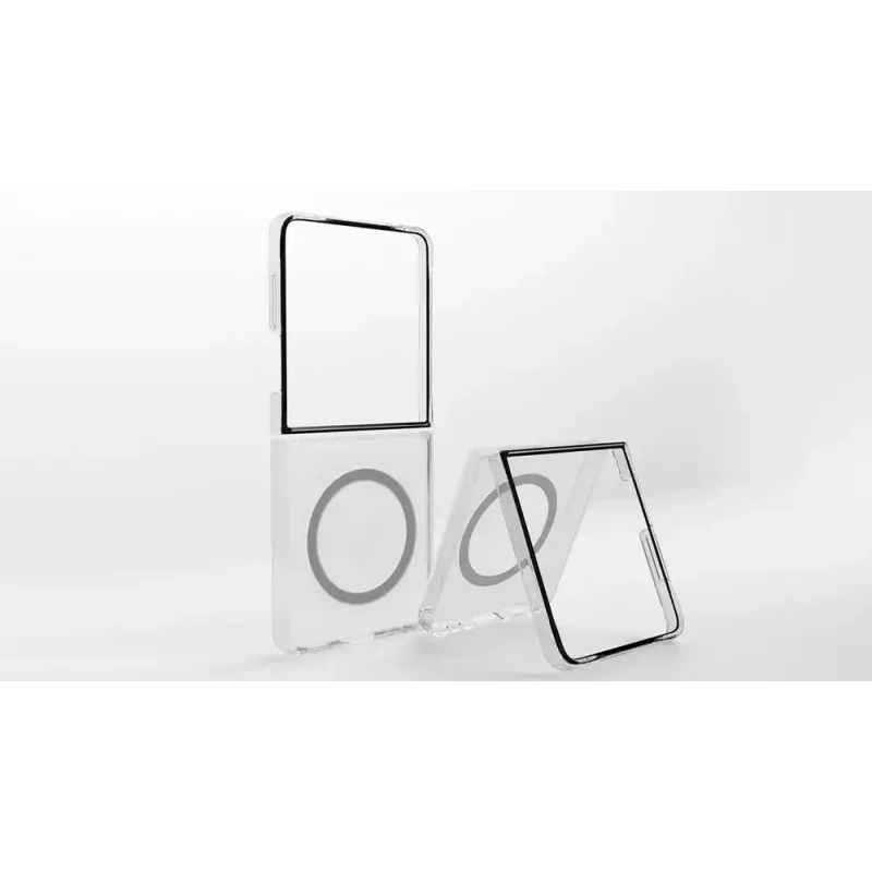 Samsung Clear Magnet capa para Galaxy Z Flip7, transparente, GP-FFF766YCATW