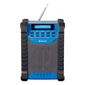 Rádio de obra DENVER ELECTRONICS Wrd-60 DAB+ com Bluetooth e função de luz de obra