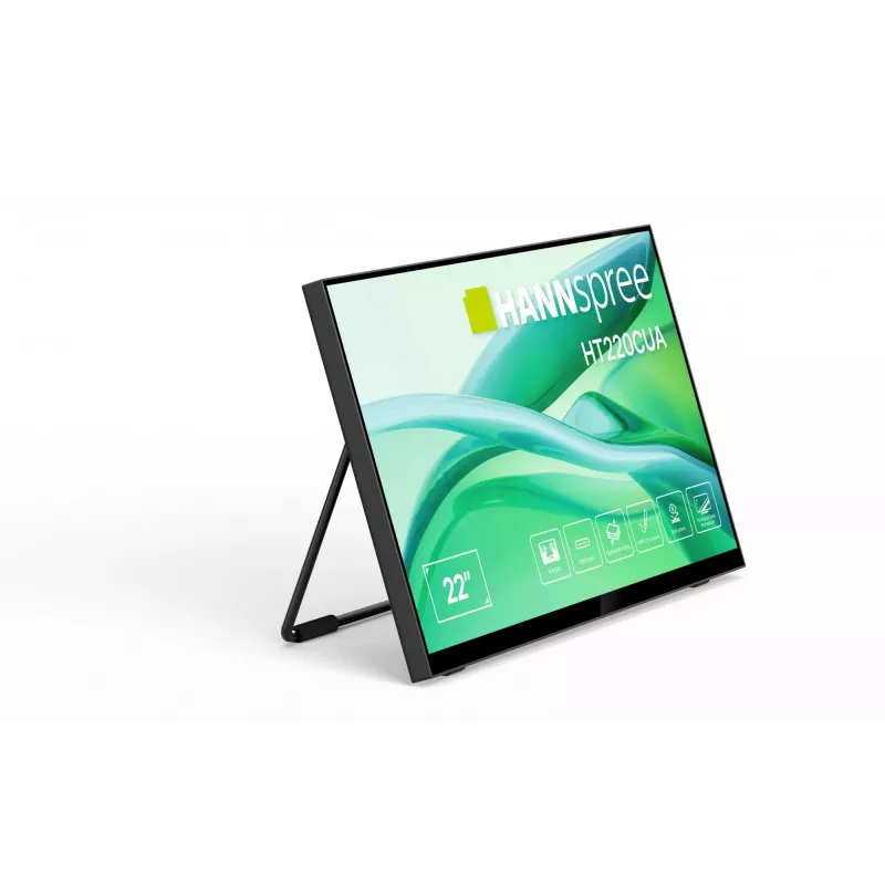 Monitor Hannspree HT220CUA 54,5 cm (21,4 polegadas) 1920 x 1080 píxeis Full HD LED Ecrã tátil Preto