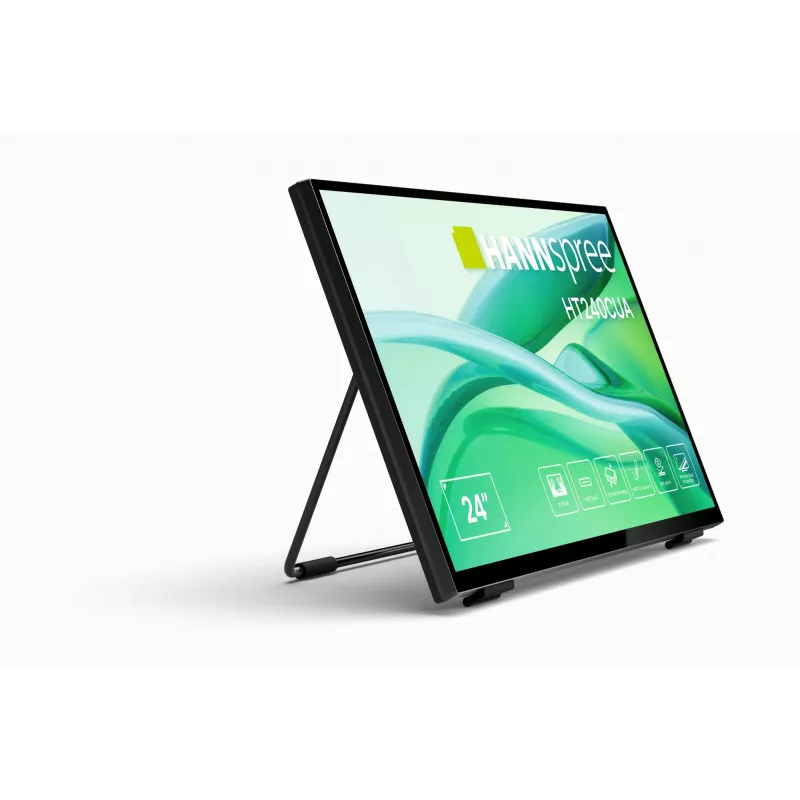 Monitor Hannspree HT240CUA 60,5 cm (23,8 polegadas) 1920 x 1080 píxeis Full HD LED Ecrã tátil Preto