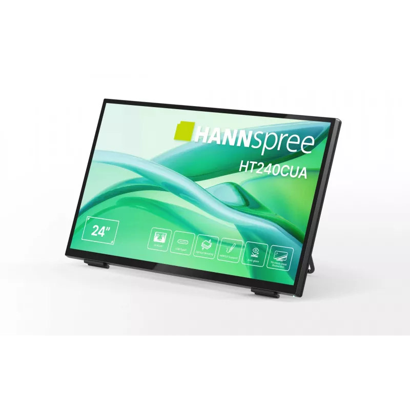 Monitor Hannspree HT240CUA 60,5 cm (23,8 polegadas) 1920 x 1080 píxeis Full HD LED Ecrã tátil Preto