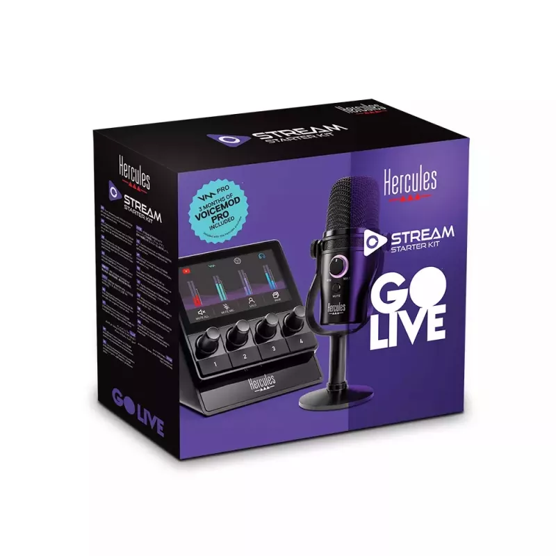Hercules Stream Starter Kit Kit multimédia