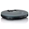 Leitor de CD pessoal Lenco CD-400GY Antracite Suporte MP3 Resistente a choques 40s