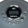 Leitor de CD pessoal Lenco CD-400GY Antracite Suporte MP3 Resistente a choques 40s