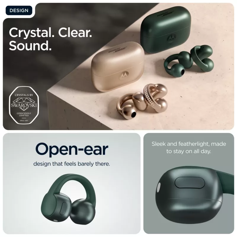 Motorola moto buds loop Auscultador sem fios Gancho auricular Chamadas/Música/Desporto/Dia a dia Bluetooth Verde