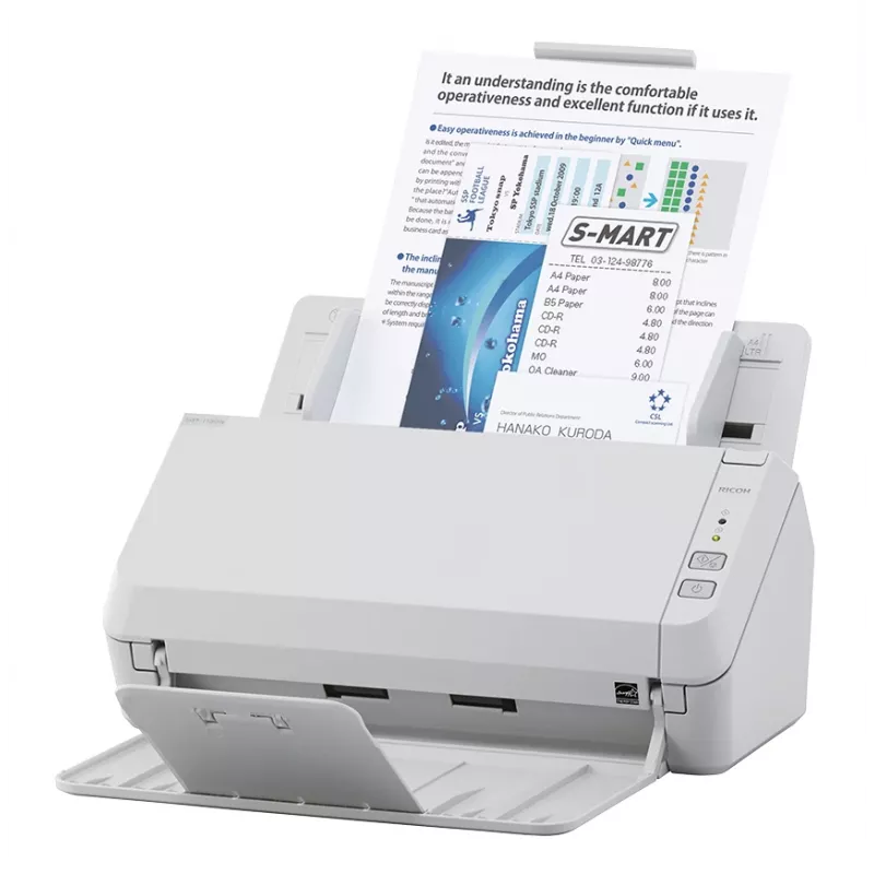 Ricoh SP-1130N Digitalizador ADF 600 x 600 DPI A4 Cinzento