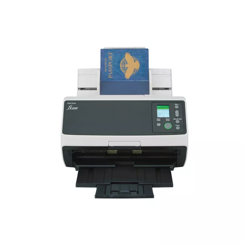 Ricoh fi-8190 Digitalizador ADF + alimentação de folhas individuais 600 x 600 DPI A4 Preto, cinzento