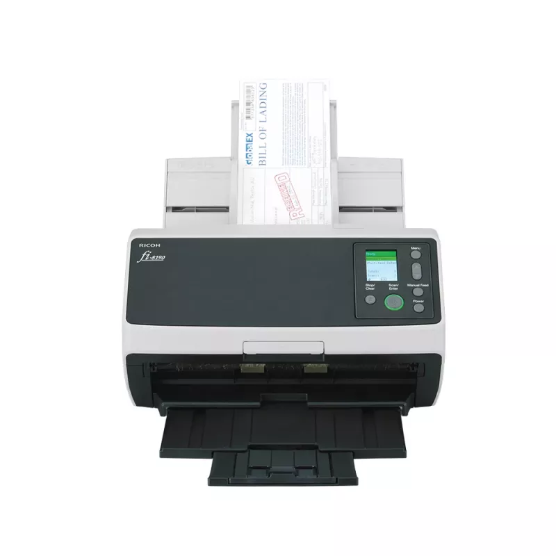 Ricoh fi-8190 Digitalizador ADF + alimentação de folhas individuais 600 x 600 DPI A4 Preto, cinzento