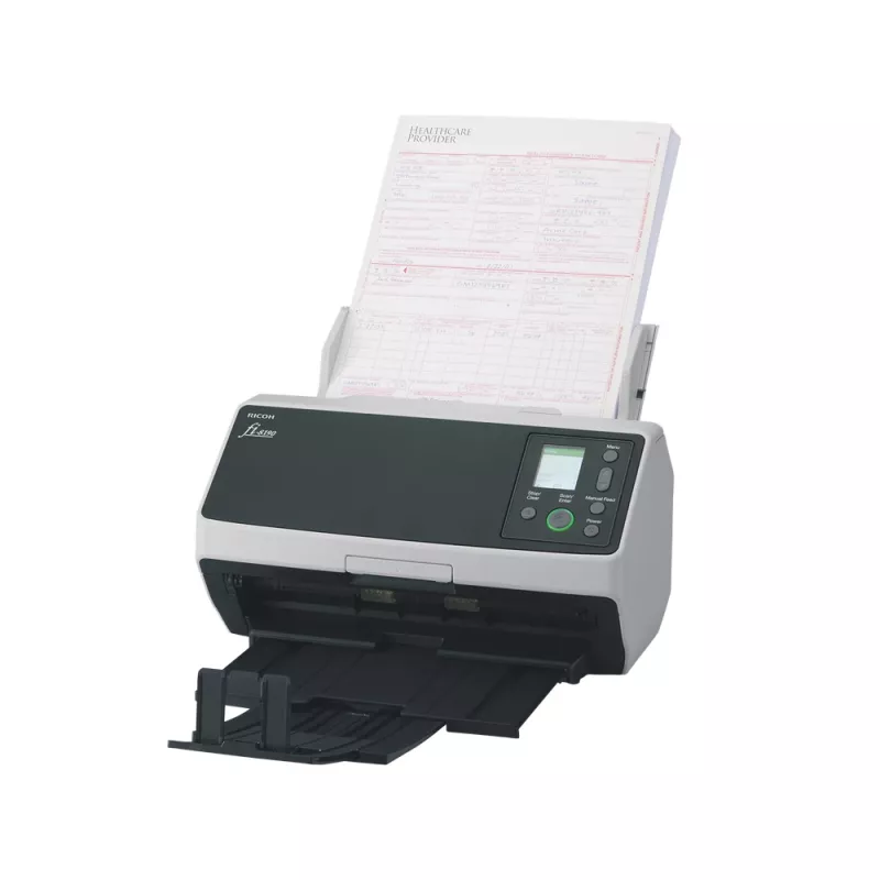 Ricoh fi-8190 Digitalizador ADF + alimentação de folhas individuais 600 x 600 DPI A4 Preto, cinzento