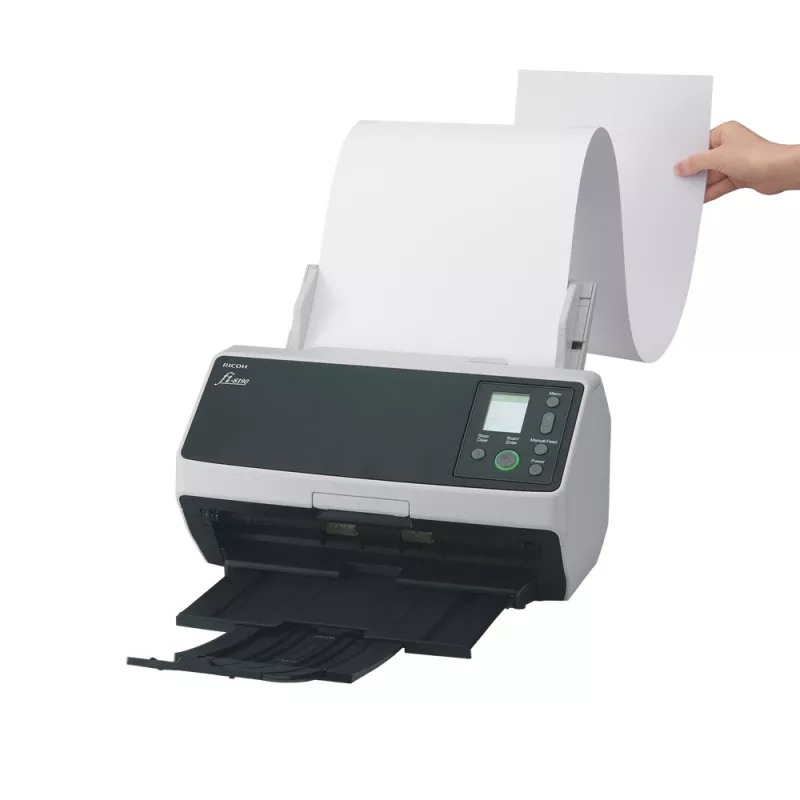 Ricoh fi-8190 Digitalizador ADF + alimentação de folhas individuais 600 x 600 DPI A4 Preto, cinzento