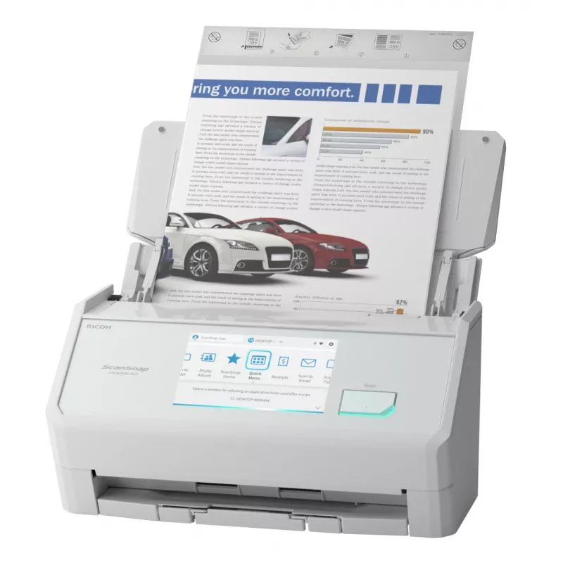 Ricoh ScanSnap IX2500 Digitalizador ADF 600 x 600 DPI A4 Branco
