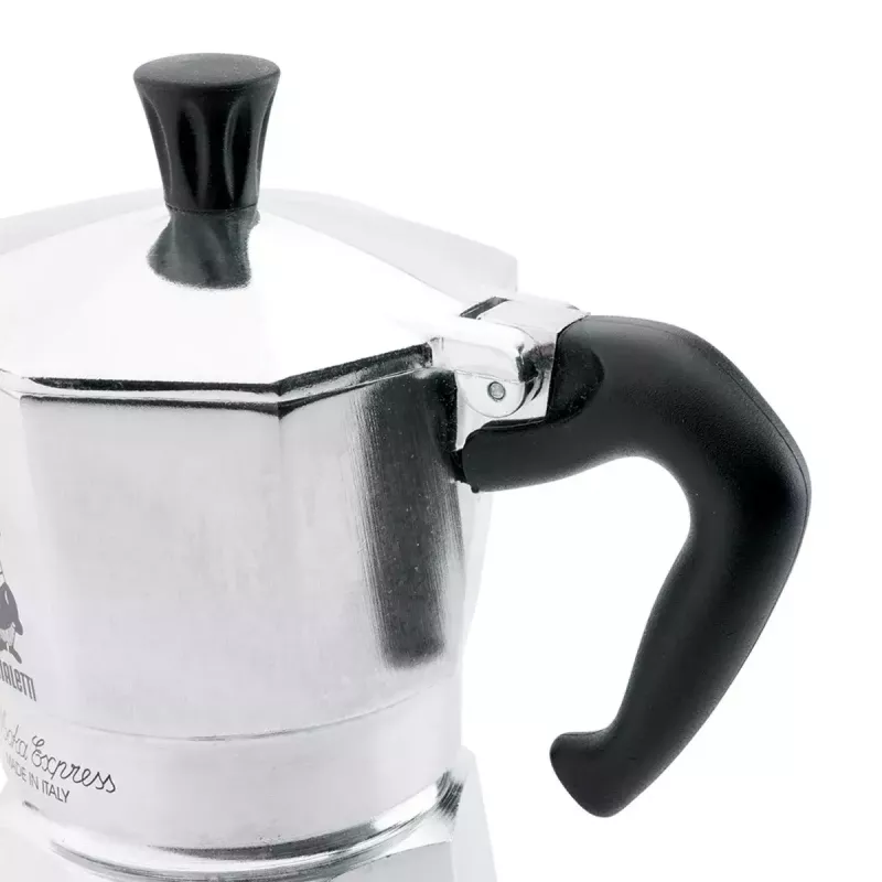Cafeteira Moka BIALETTI Moka Express 0,2 l alumínio preto — 3 chávenas (200 ml), não para indução