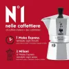Cafeteira Moka BIALETTI Moka Express 0,2 l alumínio preto — 3 chávenas (200 ml), não para indução